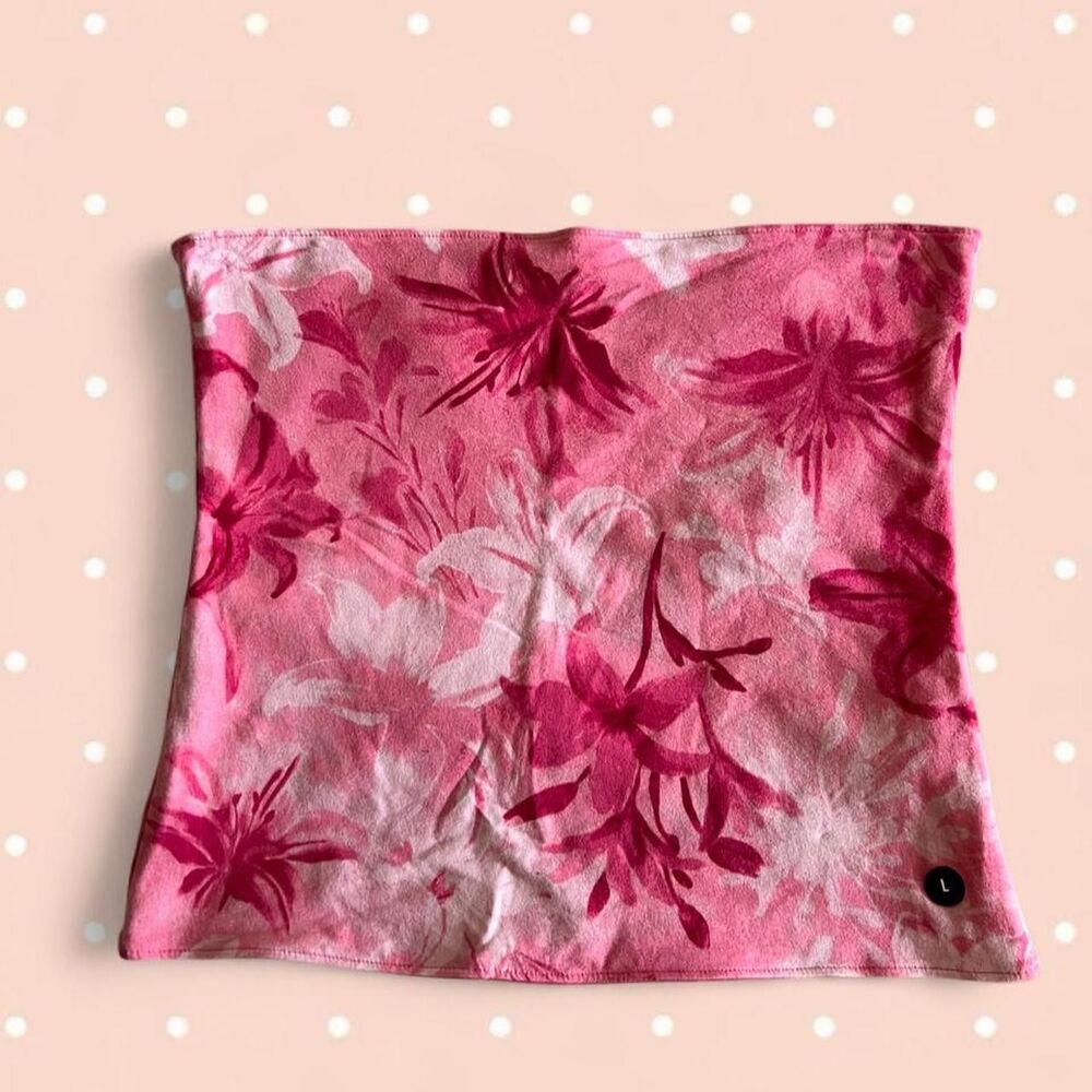 NWT Hollister Co. Pink Floral Reversible Tube Top